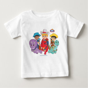 T-shirt Pour Bébé Min et Clover Dino Ranch