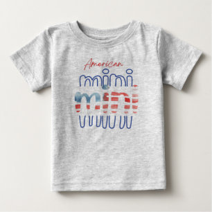 T-shirt Pour Bébé Mini américain 4 juillet patriotique
