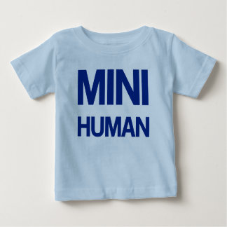 T-shirt Pour Bébé Mini humain (bleu)