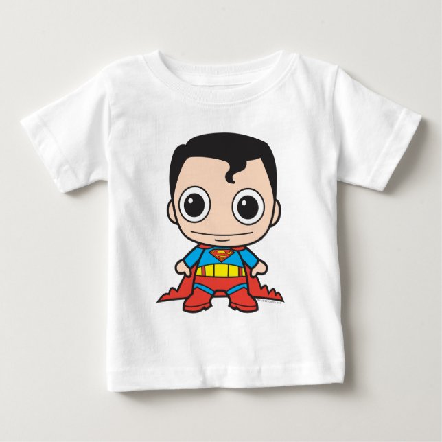 T-shirt Pour Bébé Mini Superman (Devant)