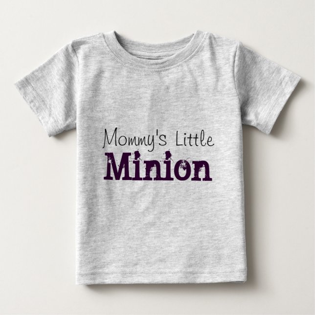 T-shirt Pour Bébé Minion de maman (Devant)