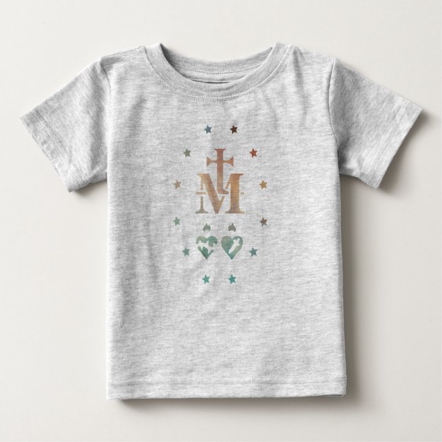 T-shirt Pour Bébé Miraculous Medal (Devant)