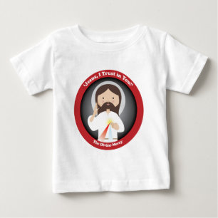 T-shirt Pour Bébé Miséricorde divine de Jésus