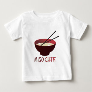 T-shirt Pour Bébé Miso mignon
