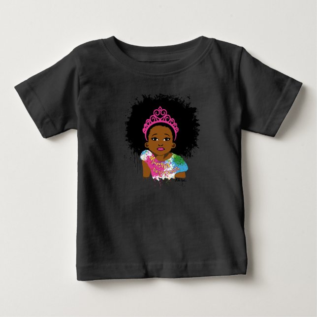 T-shirt Pour Bébé Mocha Princess (Devant)