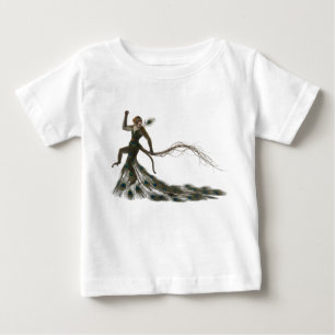 T-shirt Pour Bébé Mode singe surréaliste en plume de paon