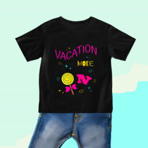 T-shirt Pour Bébé Mode vacances Activé