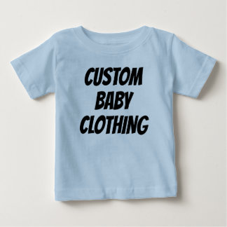 T-shirt Pour Bébé Modèle blanc T-shirt bébé personnalisé