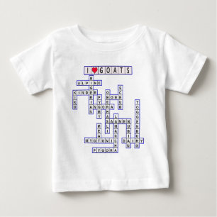 T-SHIRT POUR BÉBÉ MODÈLE PUZZLE GOATS