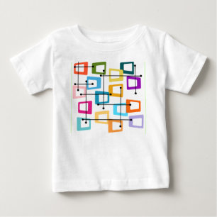 T-shirt Pour Bébé Moderne du milieu du siècle atomique