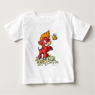 T-shirt Pour Bébé Moehog rouge et bourdonnement