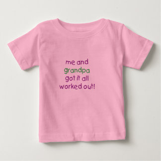 T-shirt Pour Bébé Moi et mon grand-père