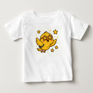 T-shirt Pour Bébé Moineau Mignon