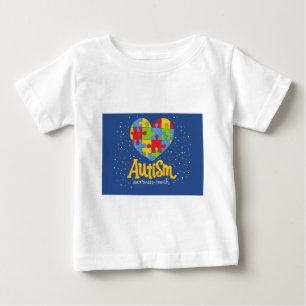 T-shirt Pour Bébé mois de sensibilisation sur l'autisme