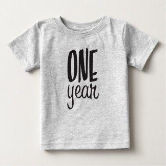 T-shirt Pour Bébé MOIS VIEILLES un an