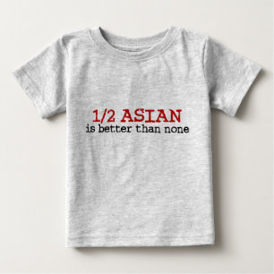 T-shirt Pour Bébé Moitié asiatique