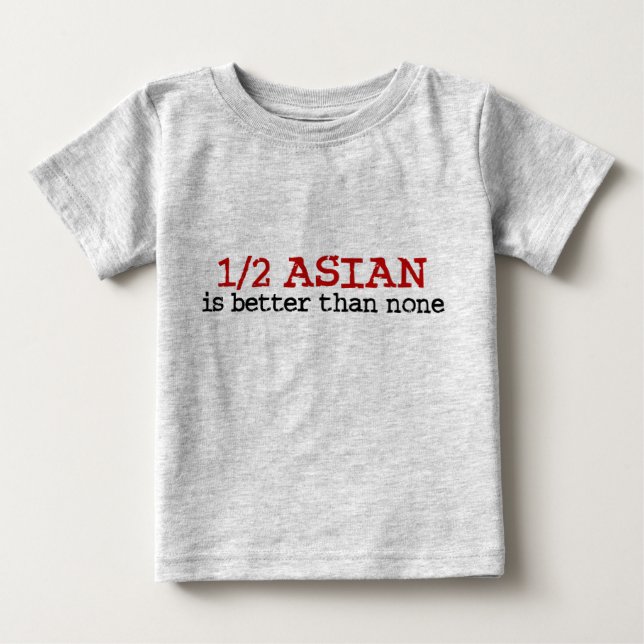 T-shirt Pour Bébé Moitié asiatique (Devant)
