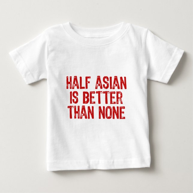 T-shirt Pour Bébé Moitié asiatique (Devant)