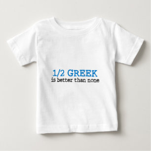 T-shirt Pour Bébé moitié grecque