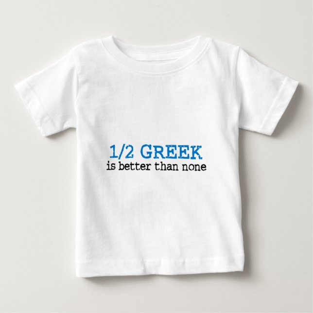 T-shirt Pour Bébé moitié grecque (Devant)