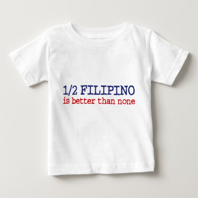 T-shirt Pour Bébé Moitié philippin (Devant)