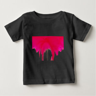 T-shirt Pour Bébé Moment capturé : Une Élégance Pétale Rose Rouge