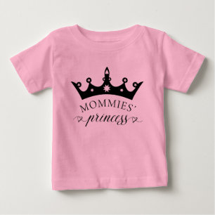 T-shirt Pour Bébé Mommies' Princess Baby Tutu Lesbian Parents