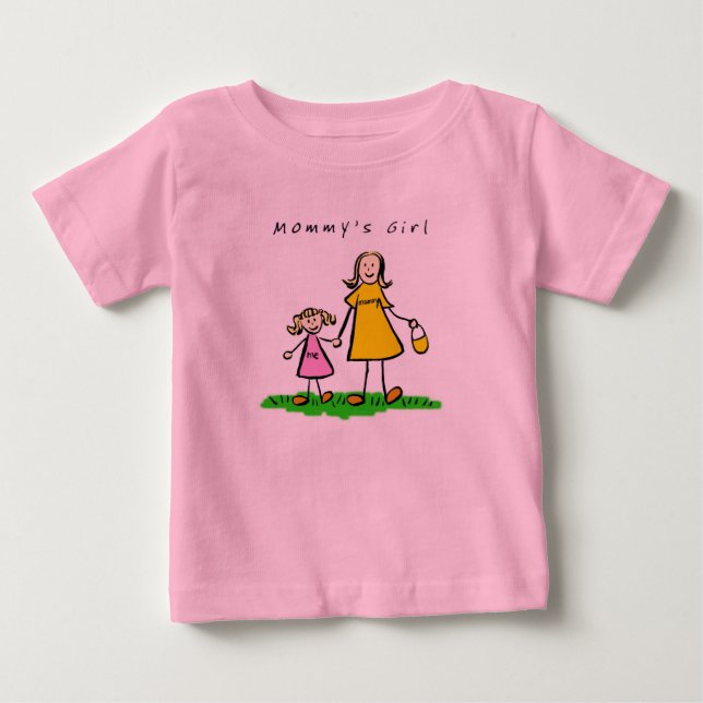 T-shirt Pour Bébé Mommy & Me (blond avec titre) (Devant)