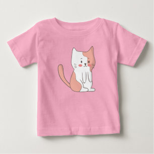T-shirt Pour Bébé Mon bébé chat Kitty