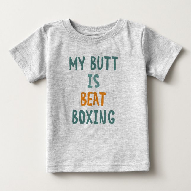 T-shirt Pour Bébé Mon bout beatboxing (Devant)