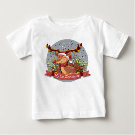 T-shirt Pour Bébé Mon ęr renne de Noël