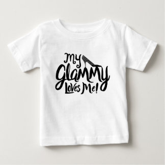 T-shirt Pour Bébé "Mon Glammy m'aime ! "Habillement pour des