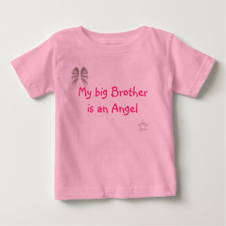T-shirt Pour Bébé Mon grand frère est un ange