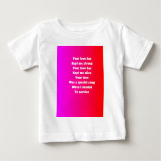 T-shirt Pour Bébé Mon mari le jour de la Saint-Valentin