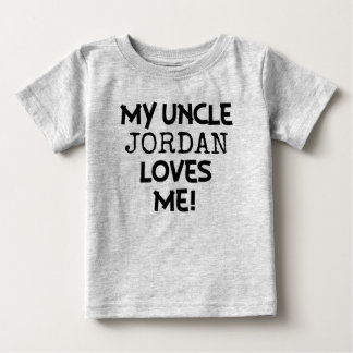 T-shirt Pour Bébé Mon oncle m'aime chemise faite sur commande pour