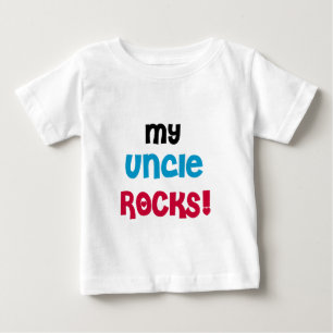 T-shirt Pour Bébé Mon oncle Rocks