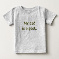 Mon papa est un geek.