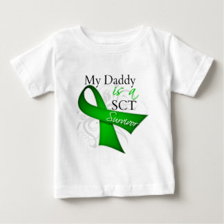 T-shirt Pour Bébé Mon papa est un survivant de greffe de cellule
