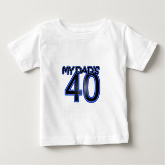 T-shirt Pour Bébé Mon père a 40 ans