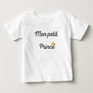 T-shirt Pour Bébé mon petit prince