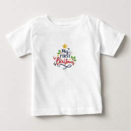 T-shirt Pour Bébé Mon premier Noël