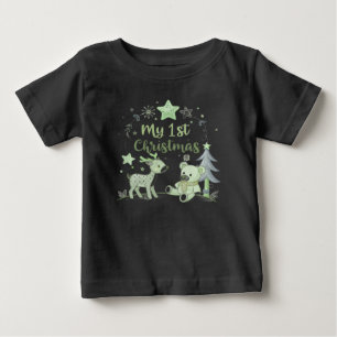 T-shirt Pour Bébé Mon Premier Noël Bébé