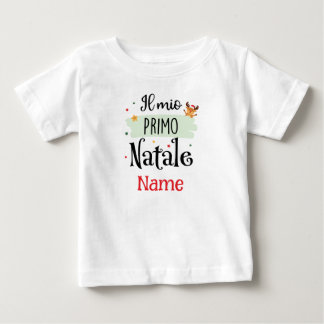 T-shirt Pour Bébé Mon premier Noël - Il Mio Primo Natale