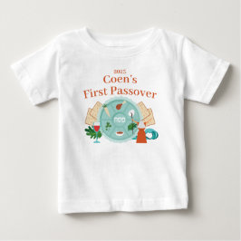 T-shirt Pour Bébé Mon premier nom de garçon Pâque Année