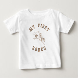 T-shirt Pour Bébé Mon premier rodéo - Première chemise d'anniversair