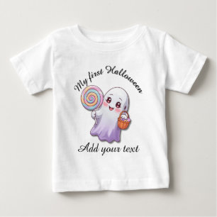 T-shirt Pour Bébé Mon premier tee-shirt fantôme d'Halloween