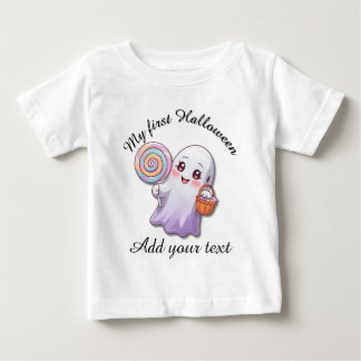 T-shirt Pour Bébé Mon premier tee-shirt fantôme d'Halloween