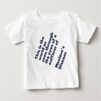 T-shirt Pour Bébé monde à travers les yeux