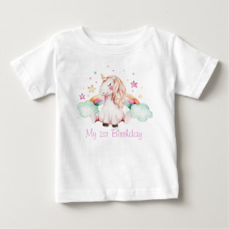 T-shirt Pour Bébé Monde magique de licorne