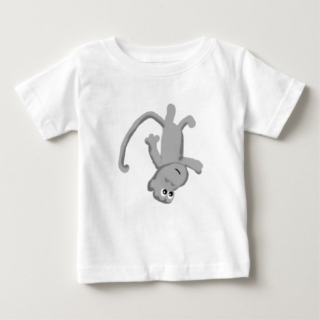 T-shirt Pour Bébé Monkey Fun (Devant)